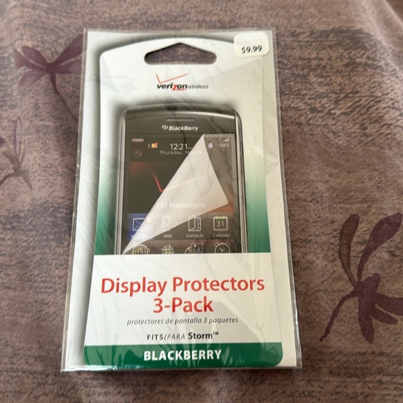 Small Verizon display protector. One only. Originally for Blackberry storm. - Picture 2 of 2